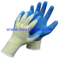 10 Gauge Polyester Liner, Latex Coating, Crinkle Finish Handschuh